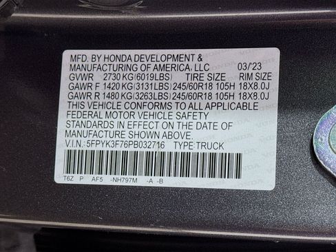 Used 2023 Honda Ridgeline RTL-E image 31