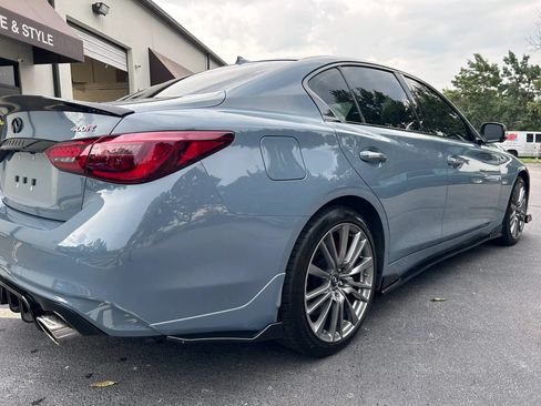 Used 2021 INFINITI Q50 Red Sport 400 w/ Cargo Package AWD/4WD image 3