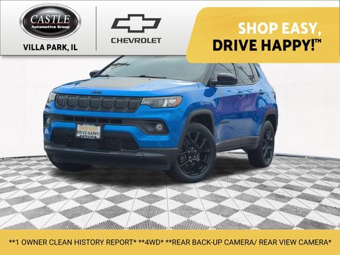 Used 2022 Jeep Compass Latitude w/ Sun and Sound Group AWD/4WD image 1
