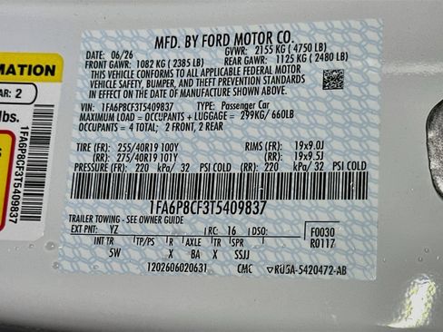 New 2026 Ford Mustang GT Premium w/ GT Performance Package RWD image 18