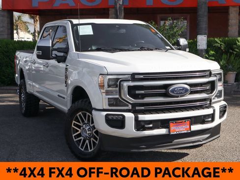 Used 2021 Ford F250 Platinum w/ FX4 Off-Road Package AWD/4WD image 2