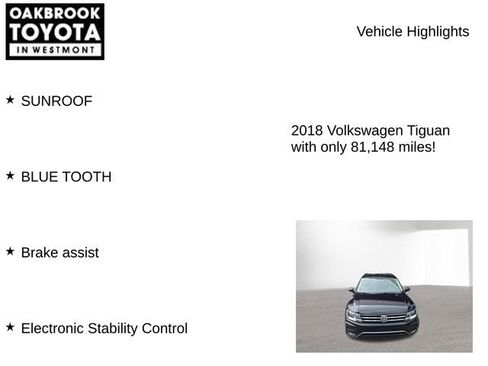 Used 2018 Volkswagen Tiguan S FWD image 5