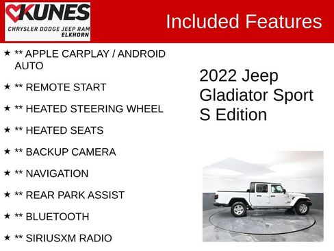 Used 2022 Jeep Gladiator Sport image 3