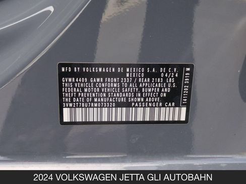 Used 2024 Volkswagen Jetta GLI Autobahn FWD image 24