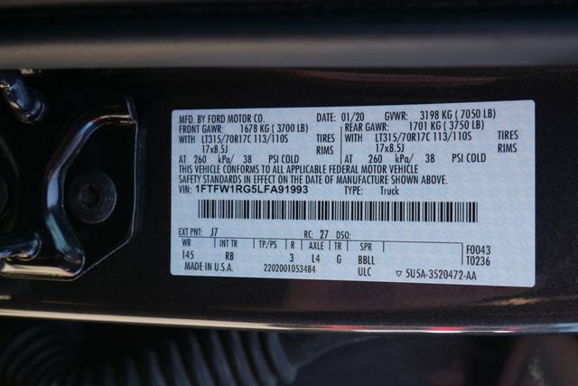 Used 2020 Ford F150 Raptor w/ Equipment Group 802A Luxury AWD/4WD image 31