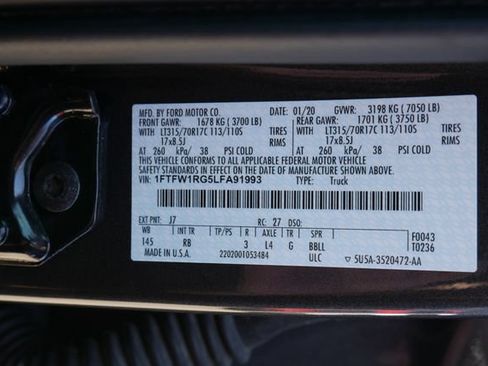 Used 2020 Ford F150 Raptor w/ Equipment Group 802A Luxury AWD/4WD image 31