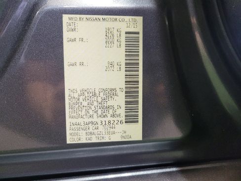 Used 2016 Nissan Altima 2.5 S w/ Power Driver Seat Package image 33