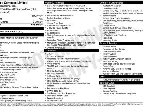 Certified 2019 Jeep Compass Limited image 7