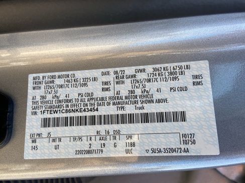 Used 2022 Ford F150 XLT w/ Equipment Group 301A Mid RWD image 29