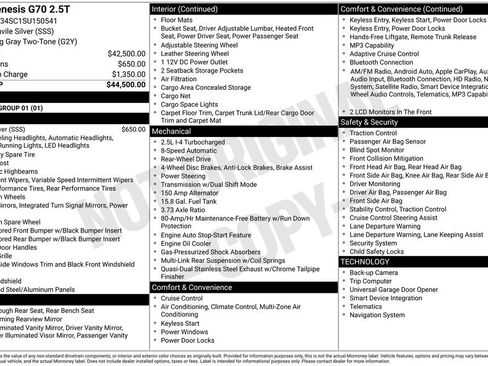 Used 2025 Genesis G70 2.5T image 28