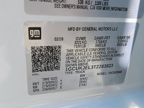 New 2026 Chevrolet Silverado 1500 High Country w/ High Country Premium Package image 24