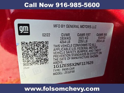 Used 2022 Chevrolet Malibu Premier image 37