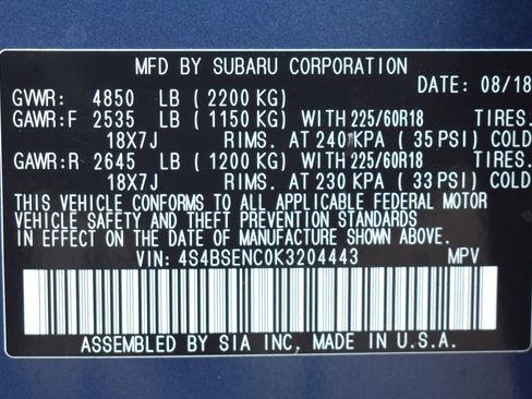 Used 2019 Subaru Outback 3.6R Limited AWD/4WD image 34