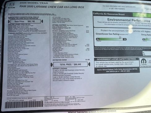 New 2026 RAM 3500 Laramie AWD/4WD image 33