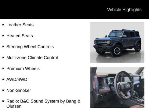 Used 2023 Ford Bronco Outer Banks w/ Sasquatch Package image 21