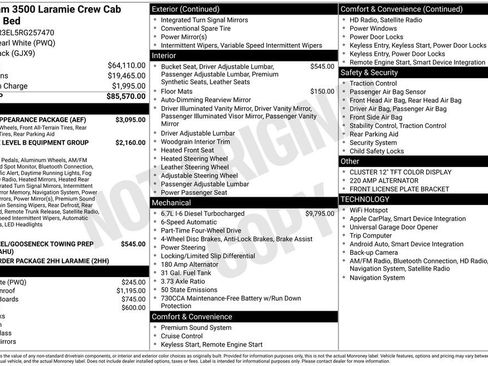 Used 2024 RAM 3500 Laramie w/ Sport Appearance Package AWD/4WD image 6