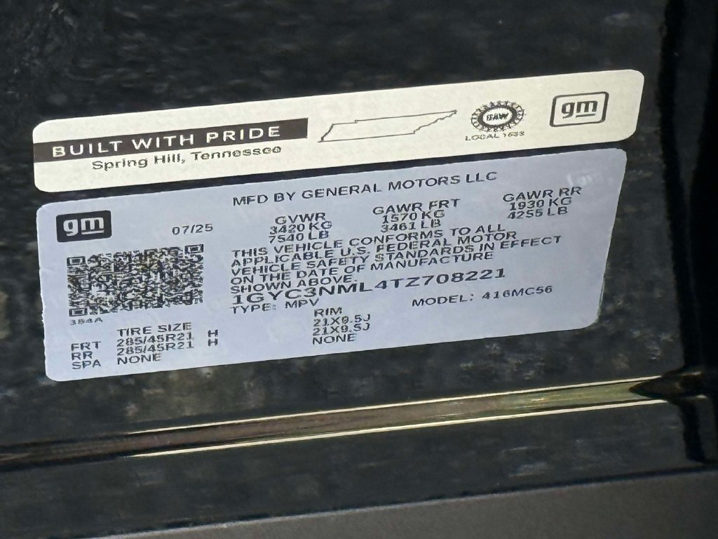 Used 2026 Cadillac Vistiq Sport w/ LPO, Floor Liner Package AWD/4WD image 31