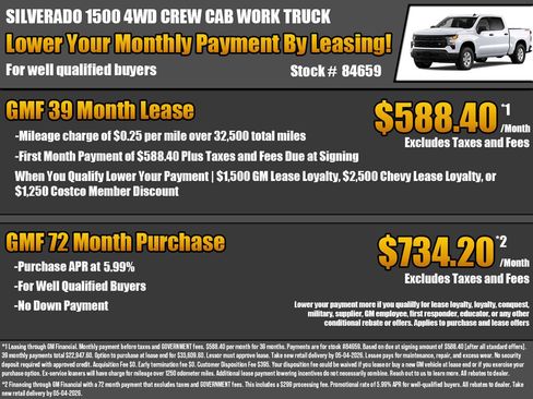 New 2026 Chevrolet Silverado 1500 W/T AWD/4WD image 2