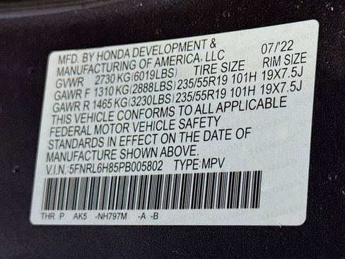 Used 2023 Honda Odyssey Touring image 38