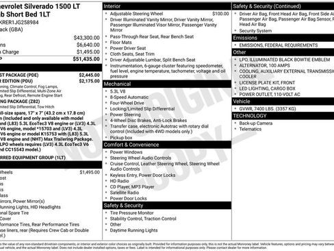 Used 2018 Chevrolet Silverado 1500 LT w/ LT Eassist Package image 35