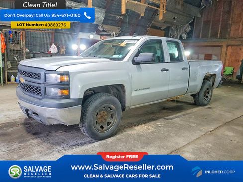 Used 2015 Chevrolet Silverado 1500 W/T w/ Chrome Bumper Package AWD/4WD image 1