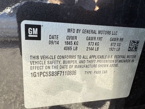 Used 2015 Chevrolet Cruze LT image 30