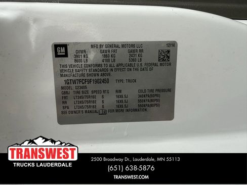 Used 2015 GMC Savana 2500 Work Van image 18