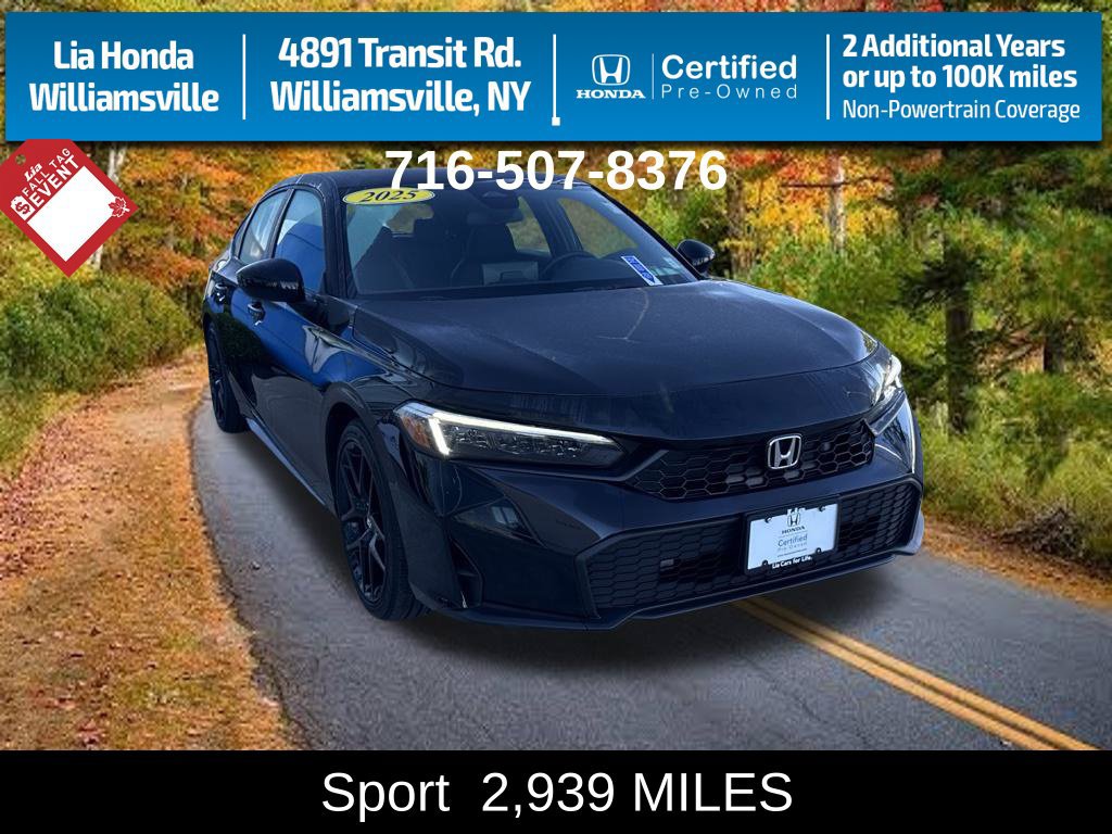 Certified 2025 Honda Civic Sport image 1