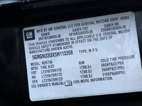 Used 2005 HUMMER H2 SUT AWD/4WD image 50