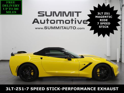 Used 2014 Chevrolet Corvette Stingray Convertible w/ 3LT Preferred Equipment Group RWD image 1
