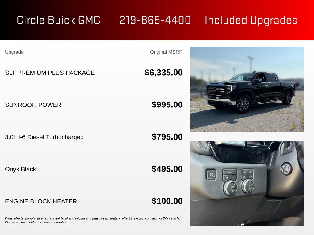 New 2026 GMC Sierra 1500 SLT w/ SLT Premium Plus Package AWD/4WD image 3