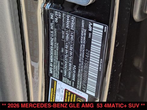 New 2026 Mercedes-Benz GLE 53 AMG GLE 53 AMG image 21