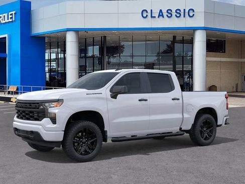 New 2026 Chevrolet Silverado 1500 Custom w/ Turbomax Blackout Package RWD image 2
