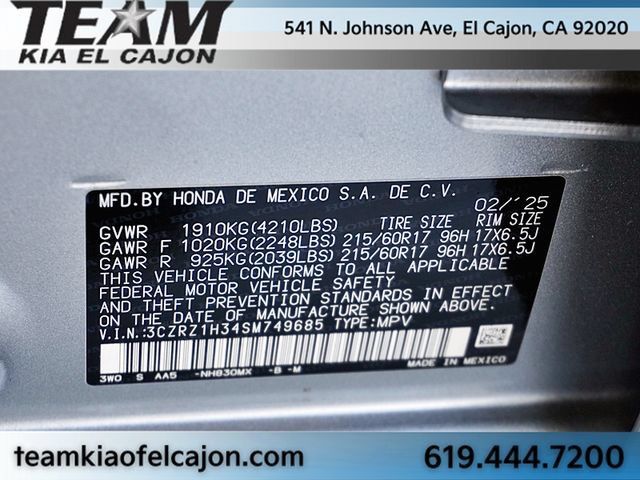 Used 2025 Honda HR-V LX image 34