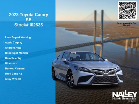 Used 2023 Toyota Camry SE w/ Convenience Package FWD image 7