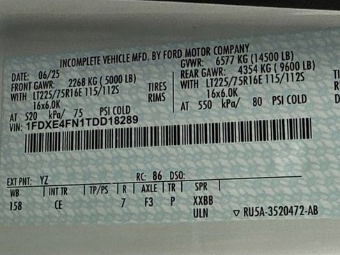 New 2026 Ford E-450 and Econoline 450 Super Duty w/ Power Equipment Group image 15