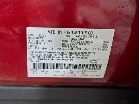 Used 2021 Ford Explorer XLT RWD image 38