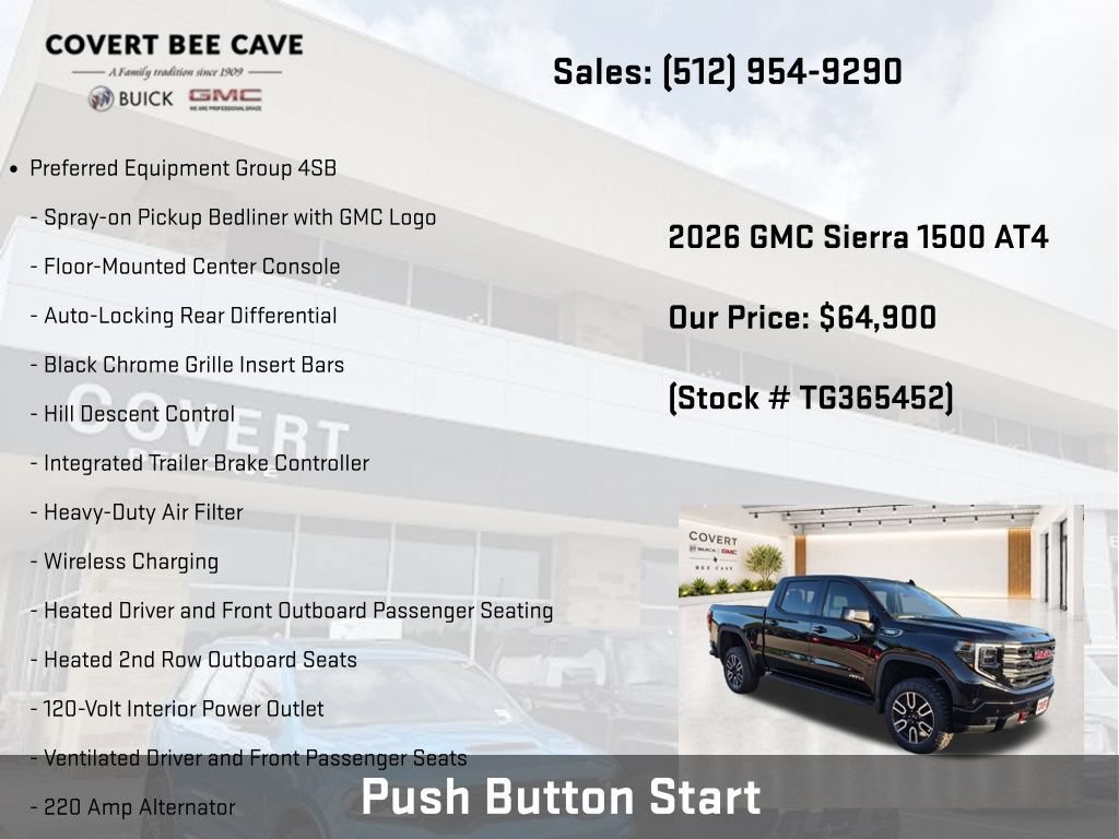 New 2026 GMC Sierra 1500 AT4 w/ AT4 Premium Package AWD/4WD image 18