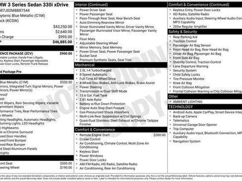 Used 2021 BMW 330i xDrive 330i xDrive w/ Convenience Package image 15