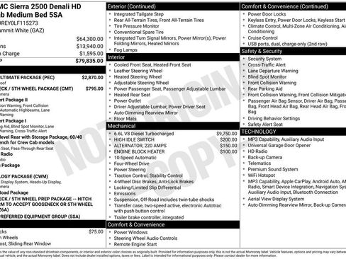 Used 2020 GMC Sierra 2500 Denali w/ Denali Ultimate Package AWD/4WD image 36