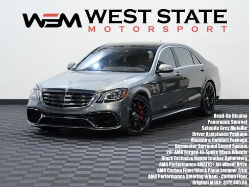 Used 2020 Mercedes-Benz S 63 AMG 4MATIC Sedan image 1