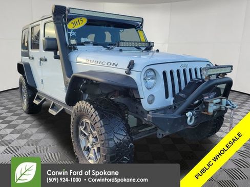 Used 2015 Jeep Wrangler Unlimited Rubicon w/ Connectivity Group image 1