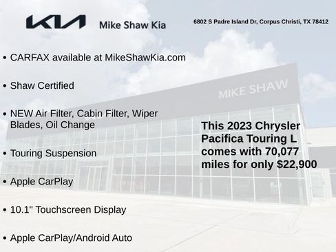 Used 2023 Chrysler Pacifica Touring-L FWD image 3