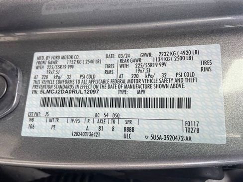 Used 2024 Lincoln Corsair Reserve w/ Equipment Group 201A image 35