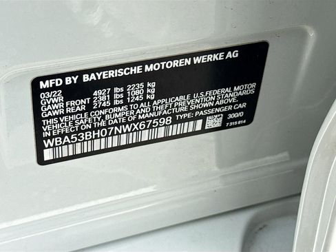 Used 2022 BMW 530i w/ Convenience Package RWD image 45