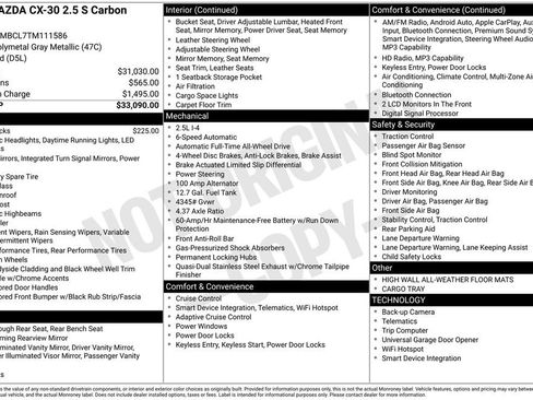 New 2026 MAZDA CX-30 AWD 2.5 S image 34