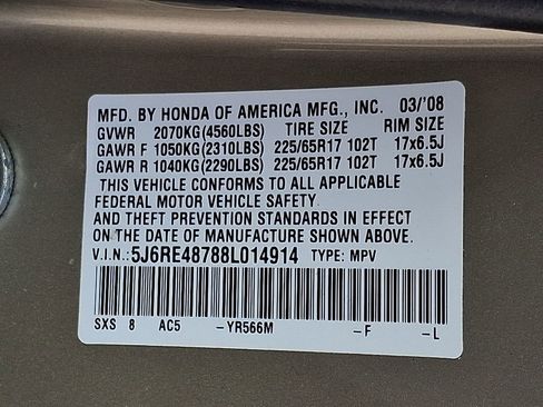 Used 2008 Honda CR-V EX-L image 26