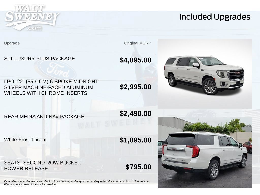 Used 2021 GMC Yukon XL SLT w/ SLT Luxury Plus Package AWD/4WD image 12