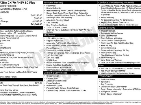 New 2026 MAZDA CX-70 SC Plus image 3