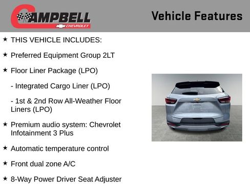 Used 2023 Chevrolet Blazer LT w/ LPO, Floor Liner Package image 5
